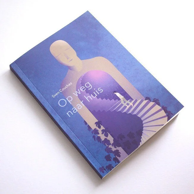 Leuk om de dichtbundel van @loslatenmetsven in mijn handen te kunnen houden. De kleuren van de cover die ik ontwierp zien er fantastisch uit. Je kan het boek bij Sven zelf bestellen of via de webshop van @terra_vita.shop #bookcoverdesign #illustratie