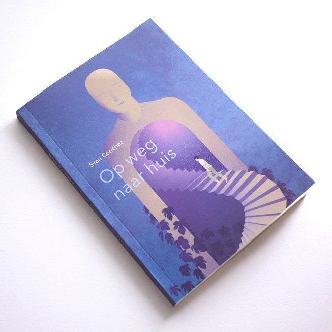 Leuk om de dichtbundel van @loslatenmetsven in mijn handen te kunnen houden. De kleuren van de cover die ik ontwierp zien er fantastisch uit. Je kan het boek bij Sven zelf bestellen of via de webshop van @terra_vita.shop #bookcoverdesign #illustratie