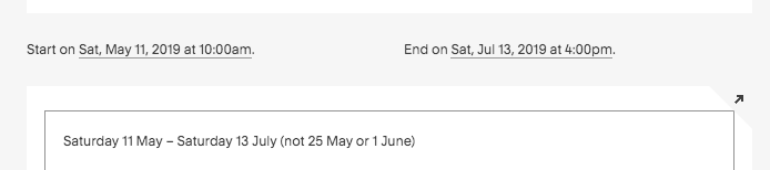 IMPORTANT: first thing to do is edit the dates of the event