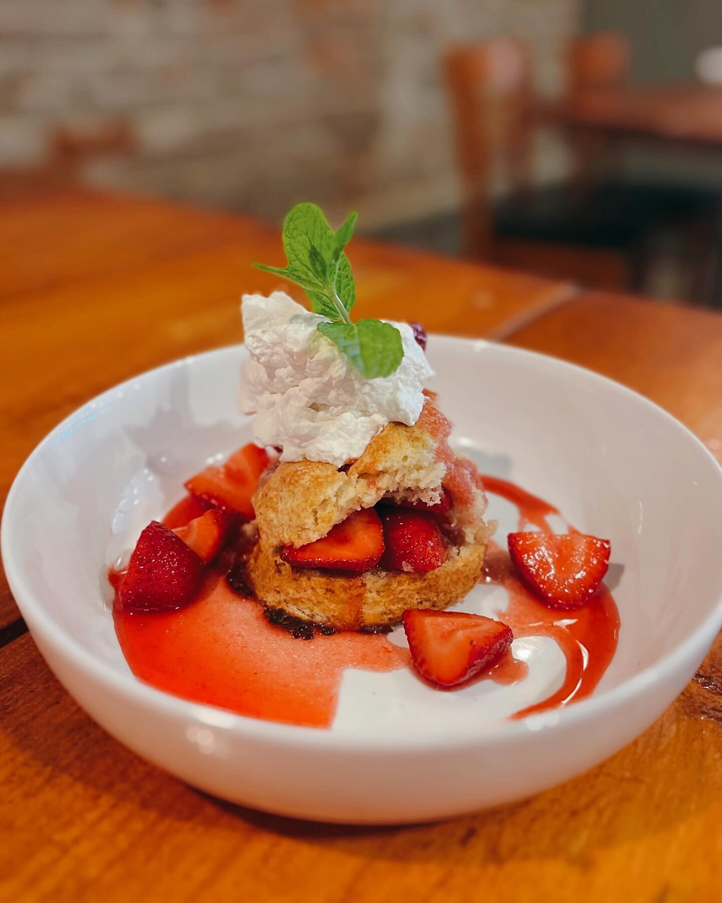 Our Dessert Du Jour &bull; Strawberry Shortcake w. Fresh Louisiana Strawberries &amp; Housemade Chantilly Whip! 🍽 Open 11AM-9PM!