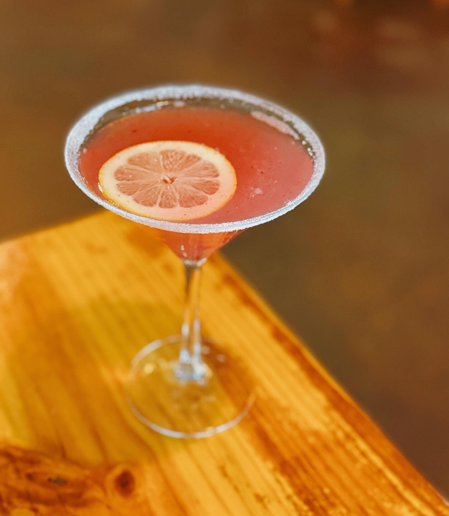 Enjoy a Martini Your Way! 🍸 Featuring Our Lemon Drop Martini with Muddled Watermelon! 🍉 Open 11AM to 9PM!