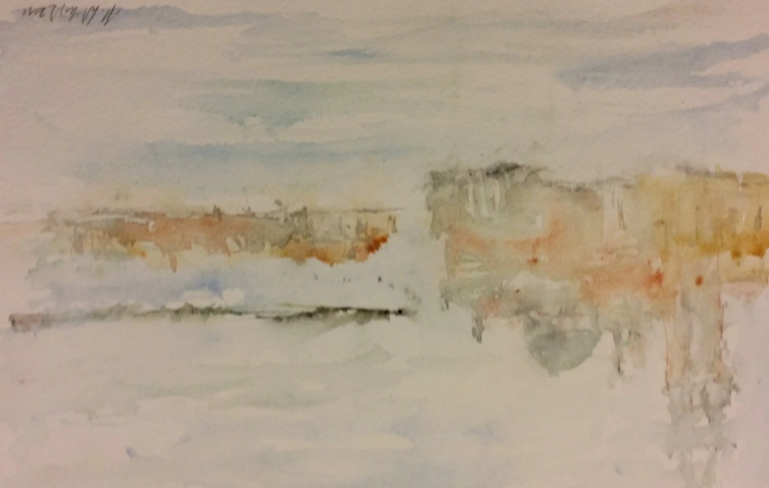 Large Majore Venedig, I,Büttenpapier,Aquarell, 25x20cm,2011.jpg