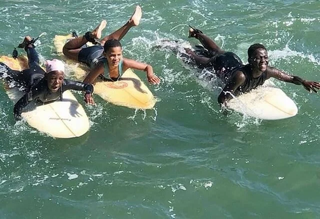 GIRLS SURF TOO. Although we can&rsquo;t surf right now, the Girls Surf Too crew are all well and raring to get back in the water. Girls Surf Too uses our model that fuses surfing with mentorship and care. Our crew come from an array of complex life scenarios but are such an awesome team. We love you, girls! ❤️🏄🏾&zwj;♀️🏄🏾&zwj;♀️🏄🏾&zwj;♀️🏄🏾&zwj;♀️🏄🏾&zwj;♀️