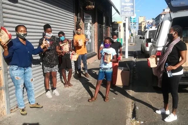 So nice to be able to give the families in our Covid 19 nutrition program an unusual and tasty break from the survival groceries we provide them with. This came in the form of Nando&rsquo;s donation. Thank you Ivan Krishna and the Jam SA crew. 🙏🏾🙏🏾🙏🏾
