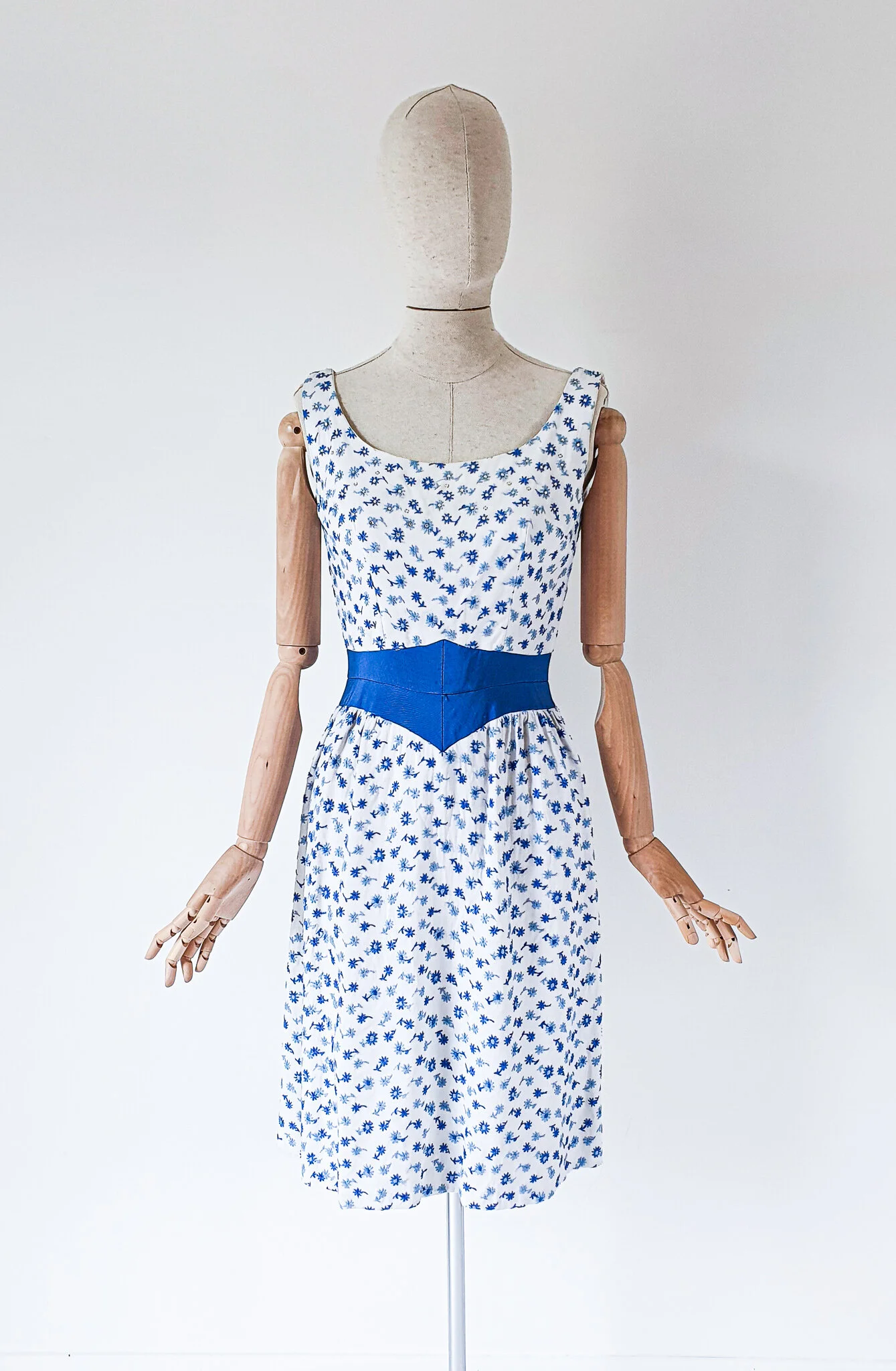 knee length dresses for ladies Hand-Embroidered Linen Dress – Ancestral Studio