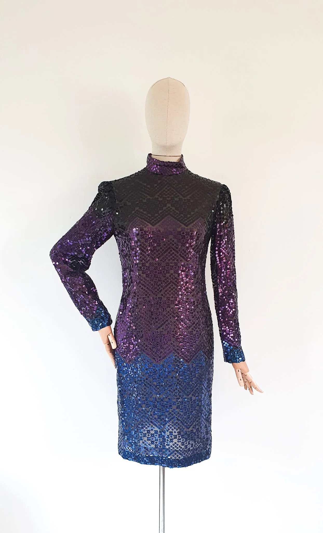 1970s 1980s vintage sequin party dress vintage shop online ireland
