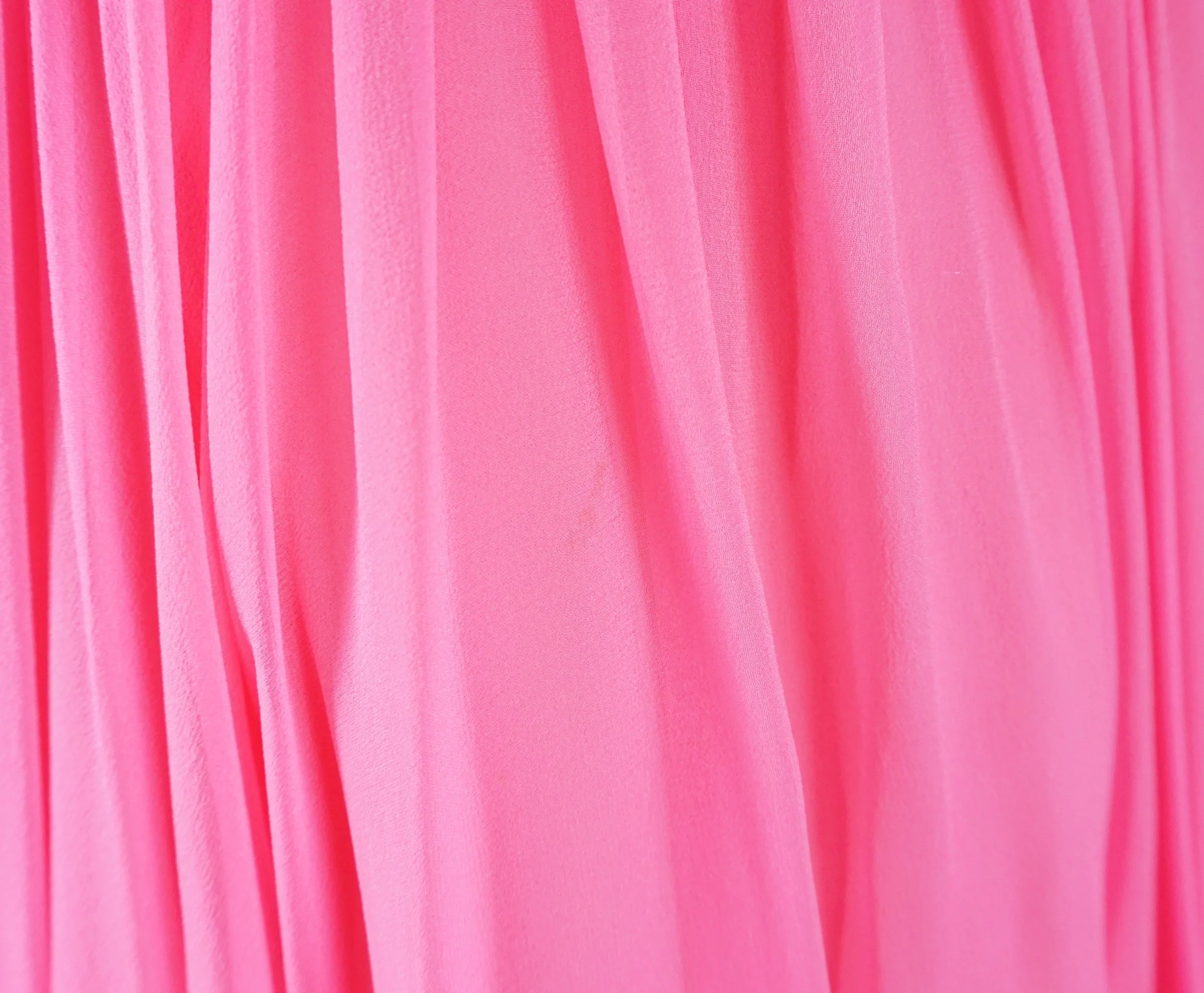 Dirty Fabulous  1960's pink silk chiffon party dress with low back, sz 10