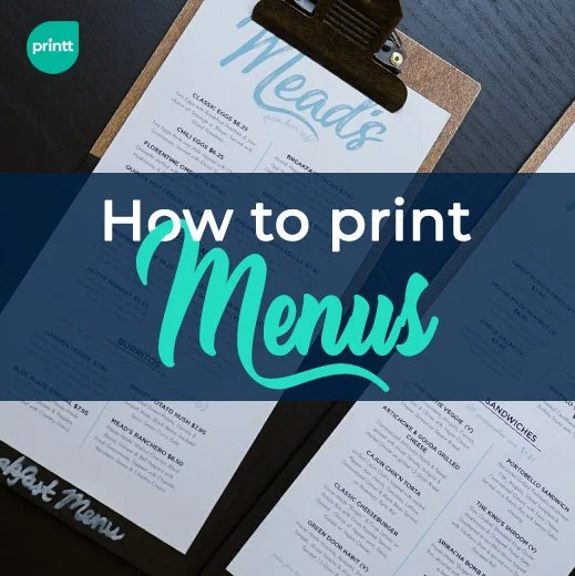 A Quick Guide to Restaurant Menu Printing