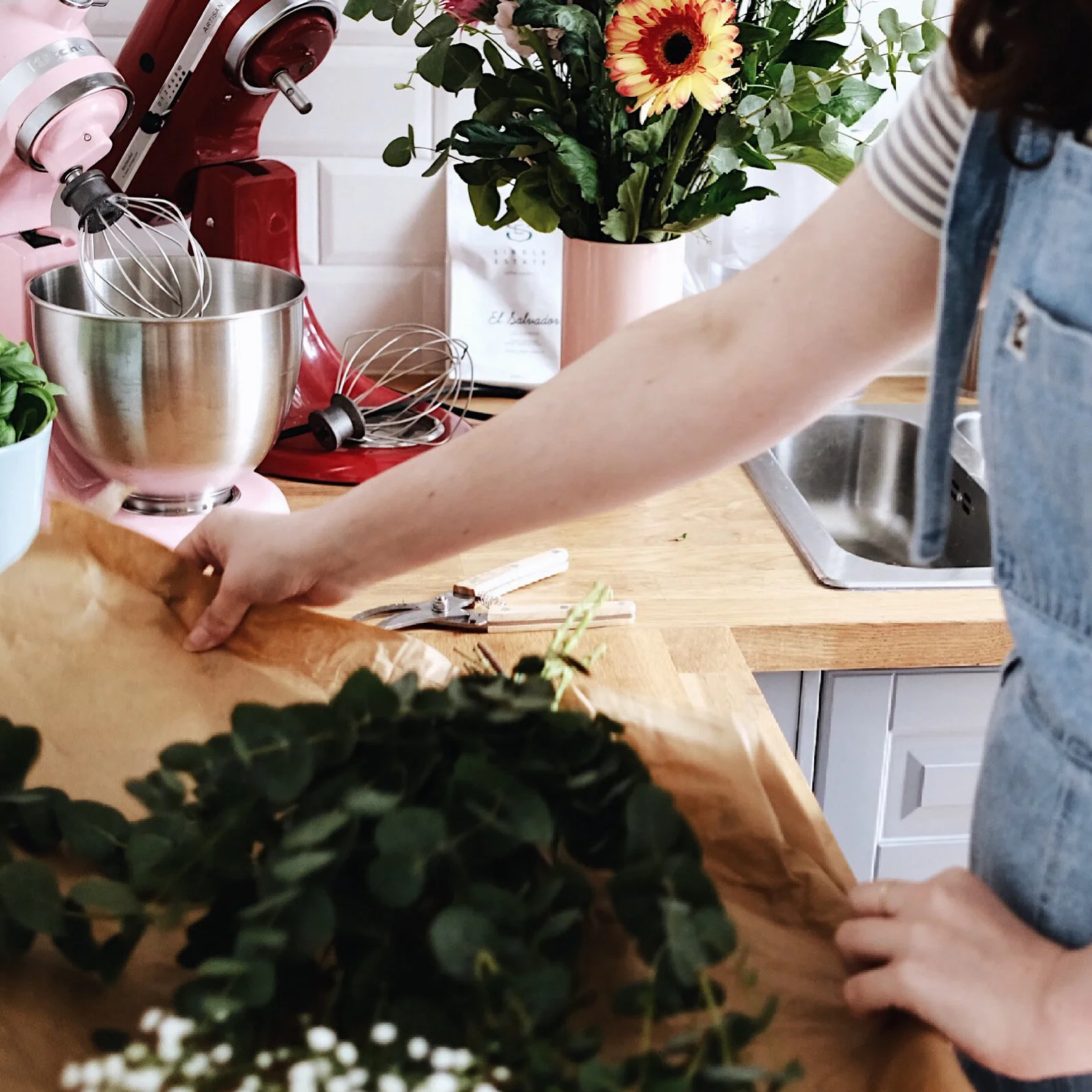 Bosjes bloemen en ricotta-lavendelijs (incl. recept)