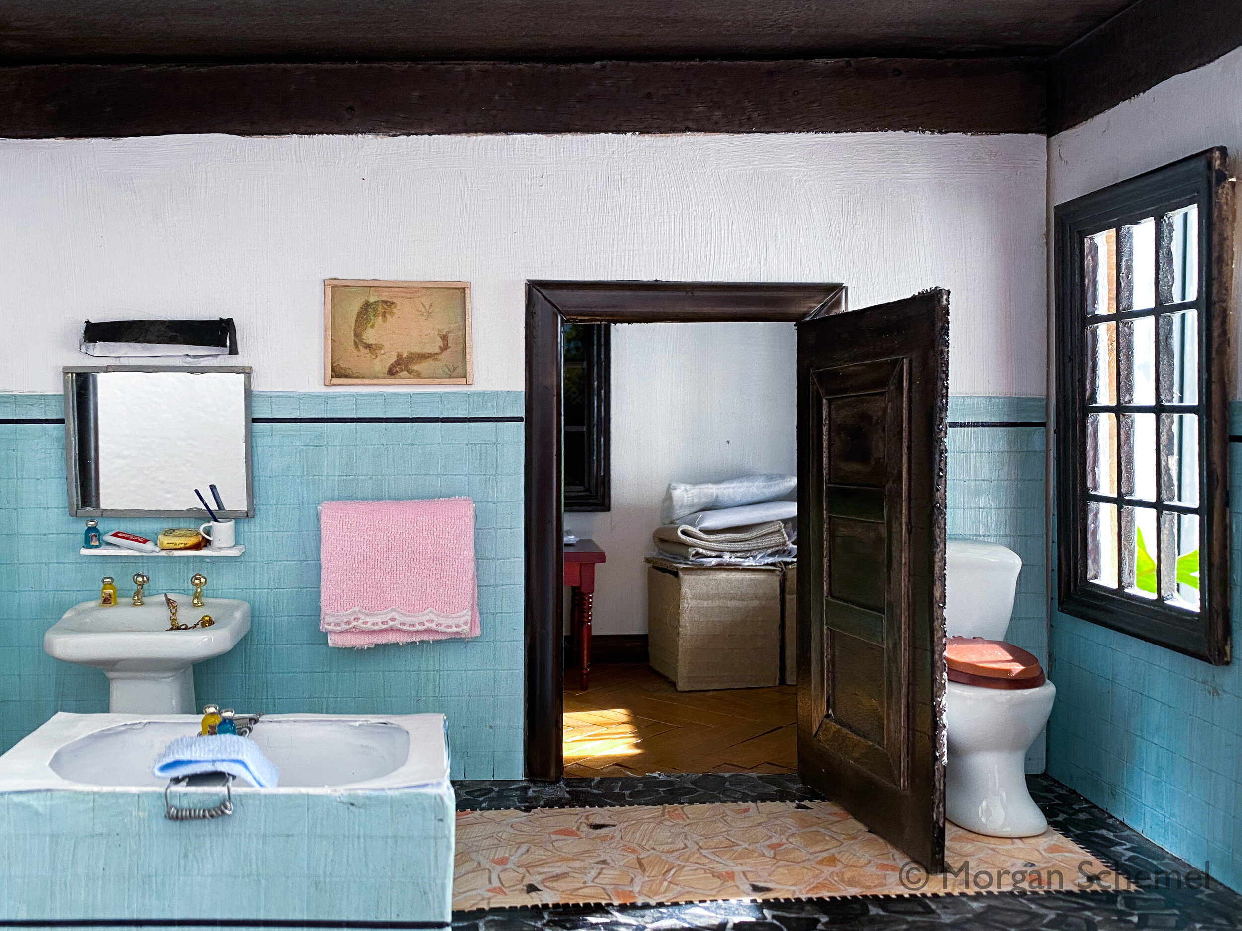 Miniature created from the set of Call Me By Your Name