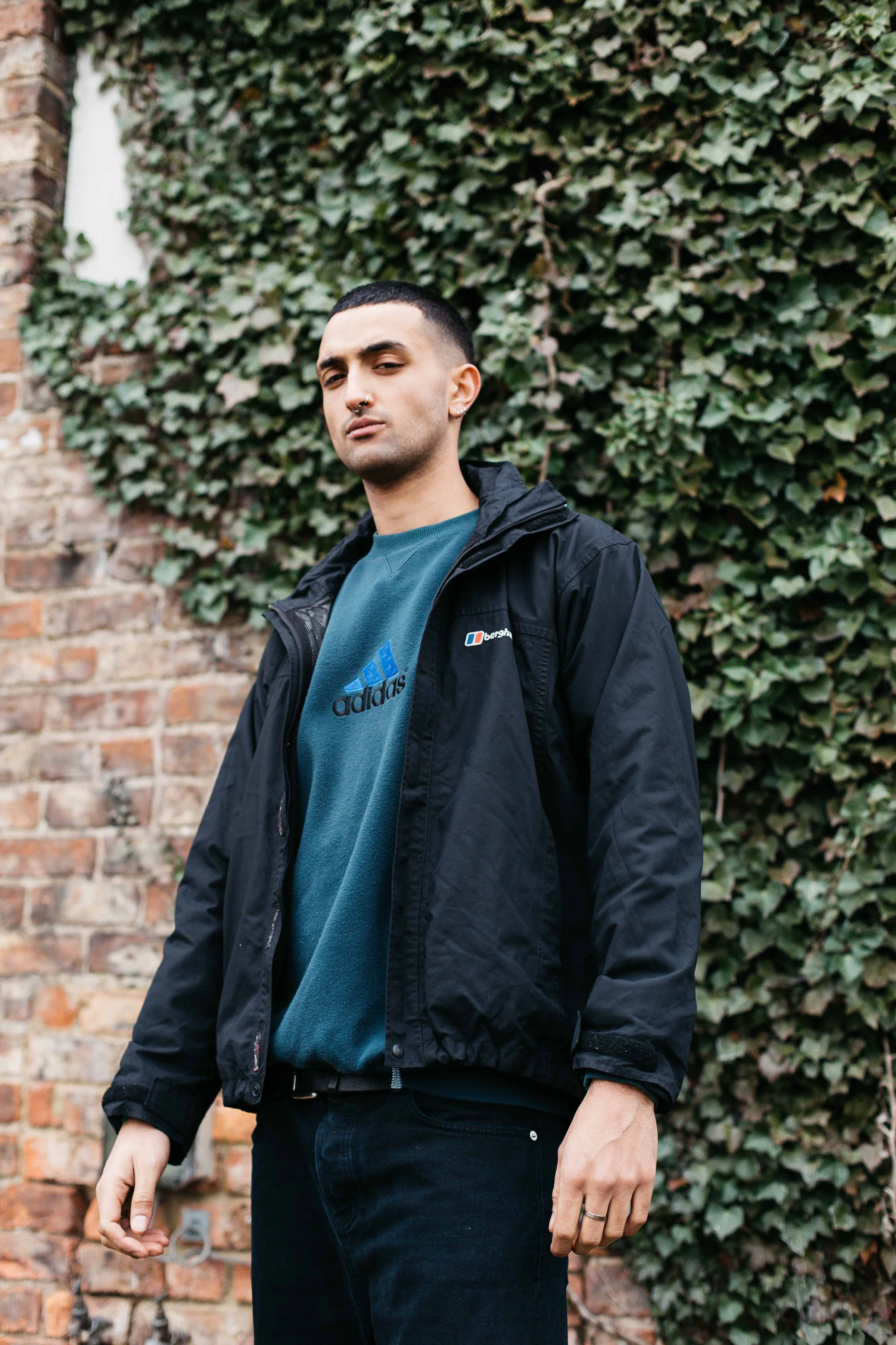 Black Berghaus Rain Jacket