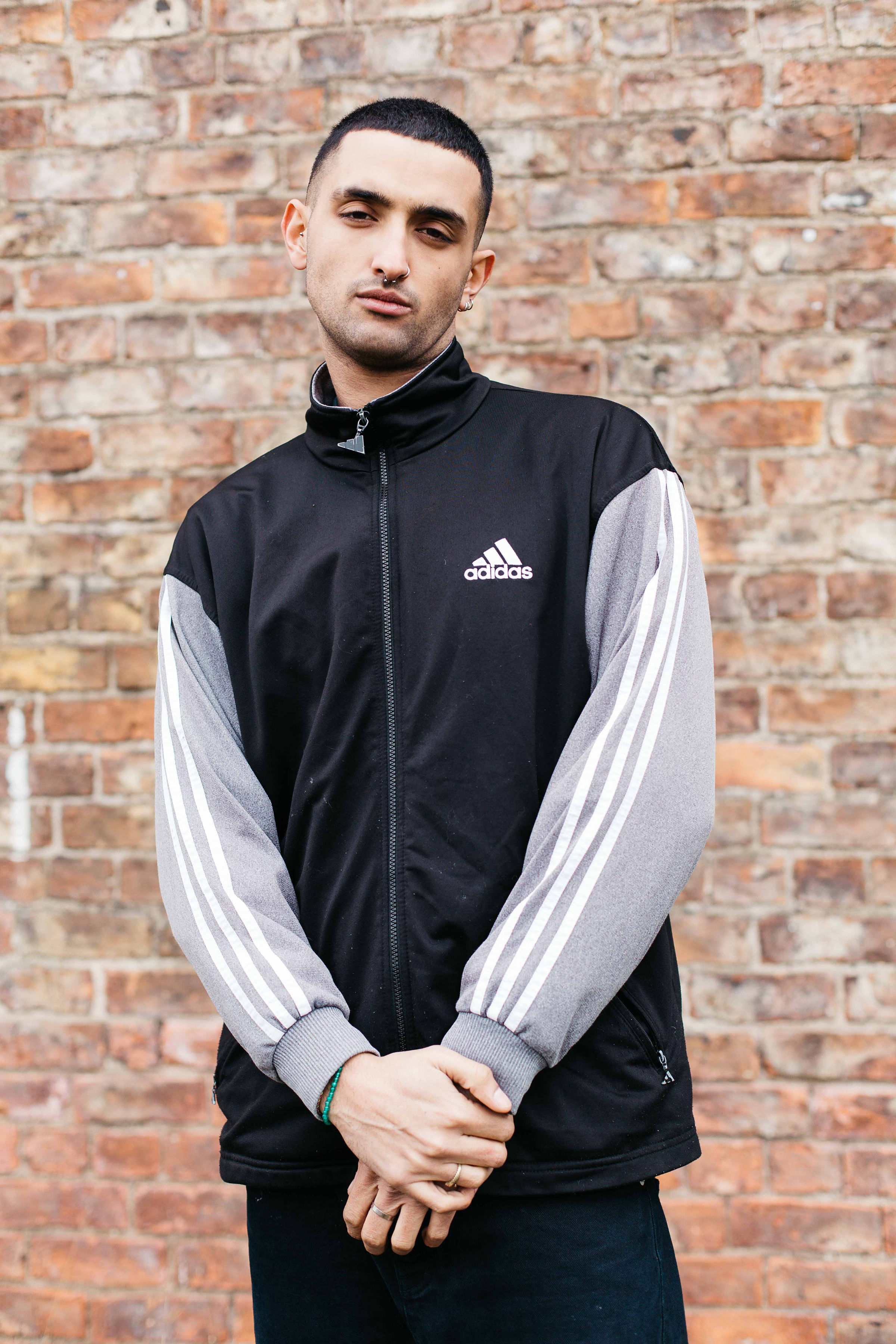 adidas Contact Top in Black, Jackets