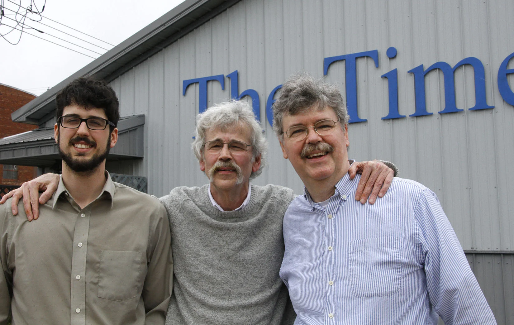 Left to right: Tom, Art and John Cullen Photo by Dolores Cullen
