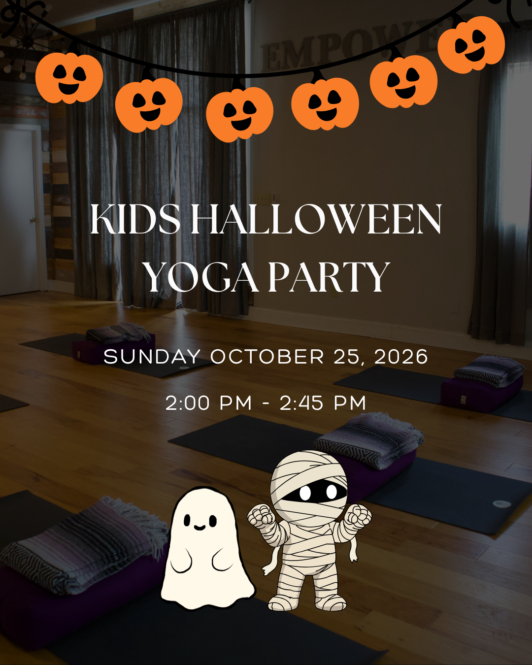 Kid's Halloween Yoga Party