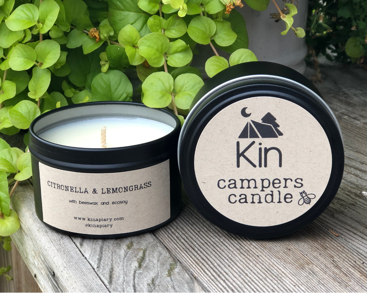 Campers Candle for camping, outdoors, garden and home use. Midgie