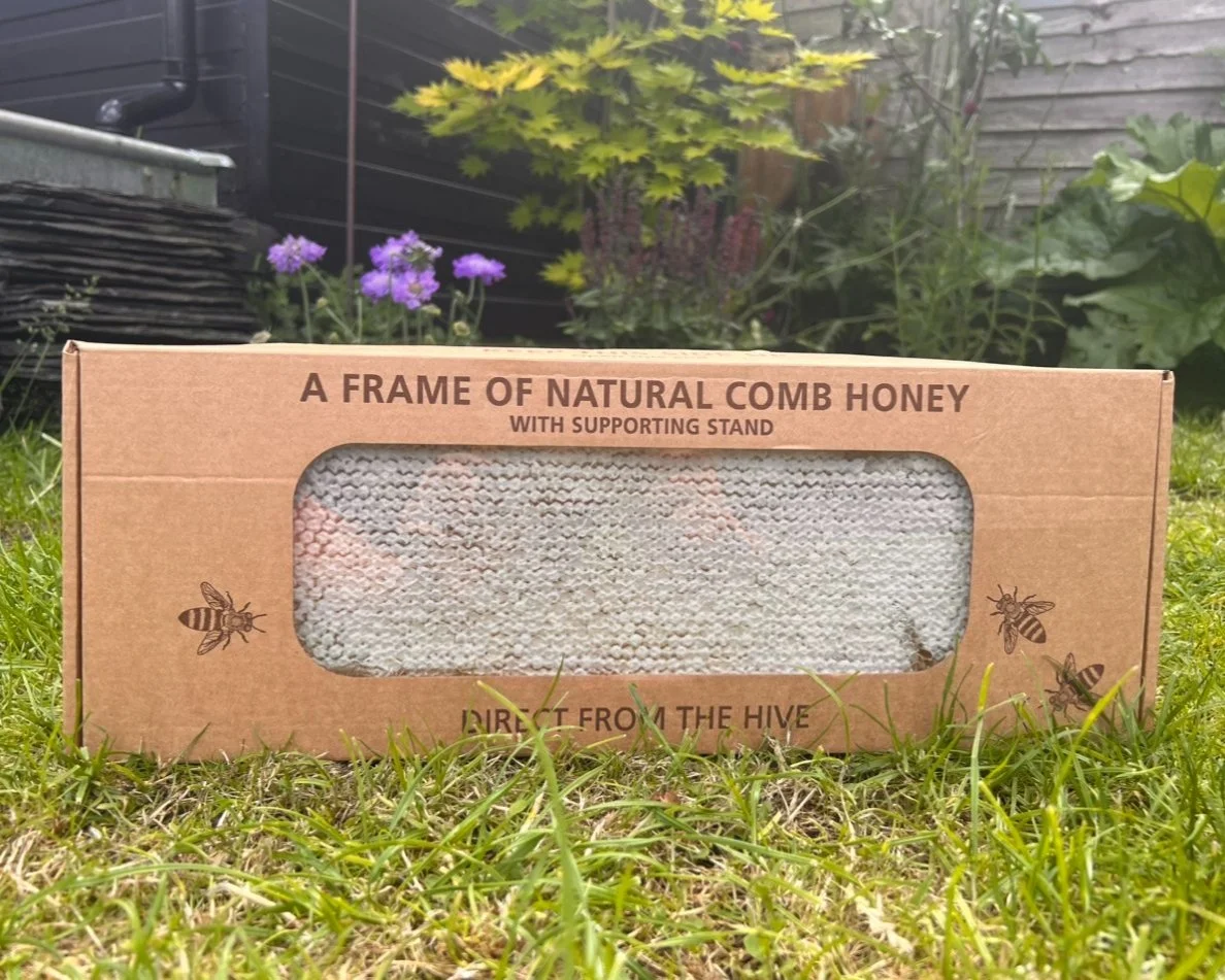 Full Frame of real Honey Comb