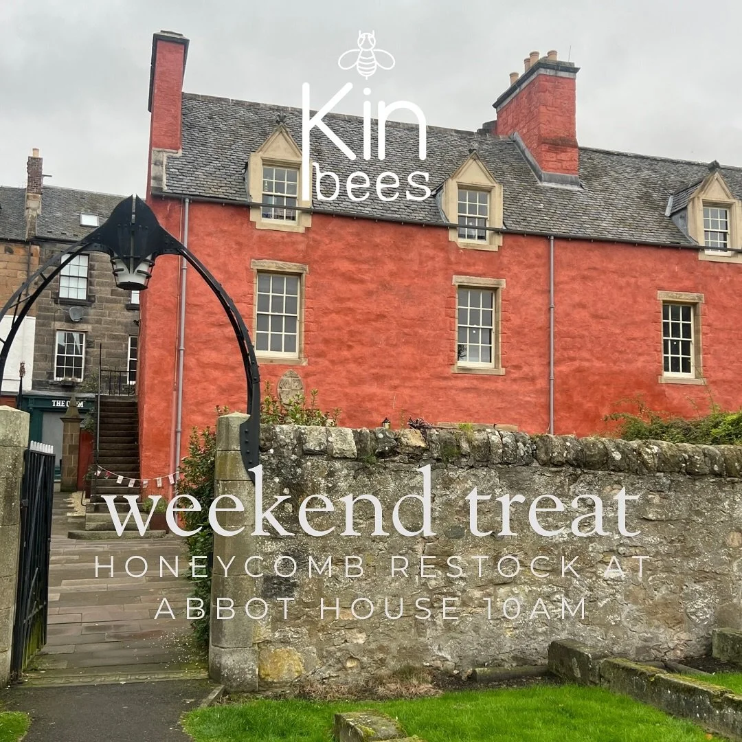 Just in time for a weekend! Restock of our local honeycomb landing at Abbot House at 10am. 
Just as the bees created it - it&rsquo;s the ultimate super food. Serve with cheese &amp; biccys, delicious with a slice of pear or just scoff it off a spoon.