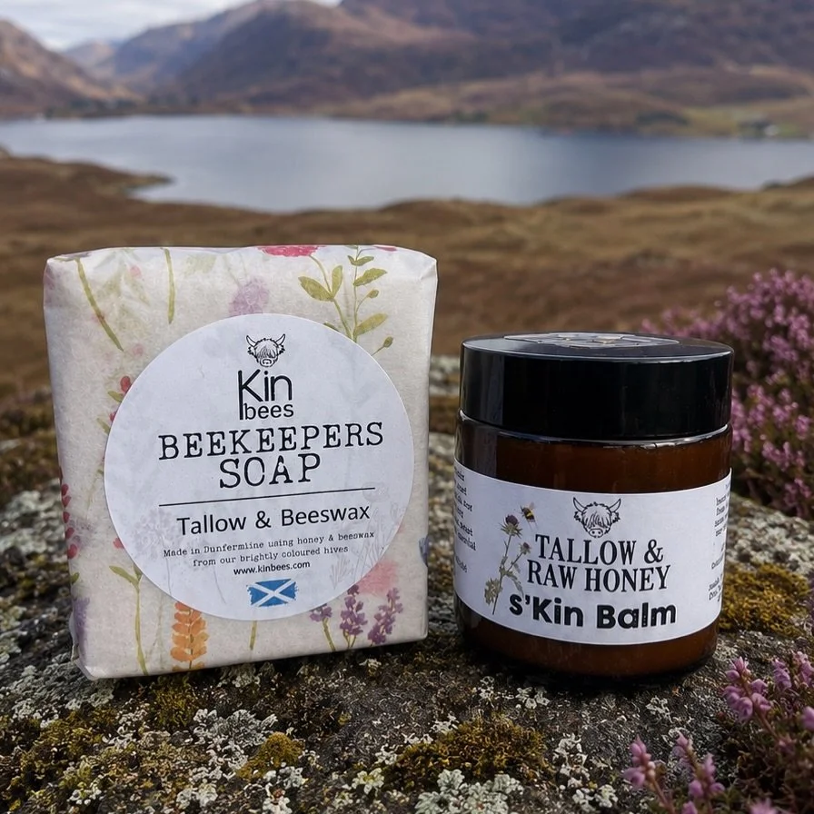 Our first batch of handcrafted tallow and beeswax soap is finally ready.

Created using the traditional cold-process method, this soap is a return to simple, time-tested skincare. Made with just three natural ingredients it reflects our belief in wor
