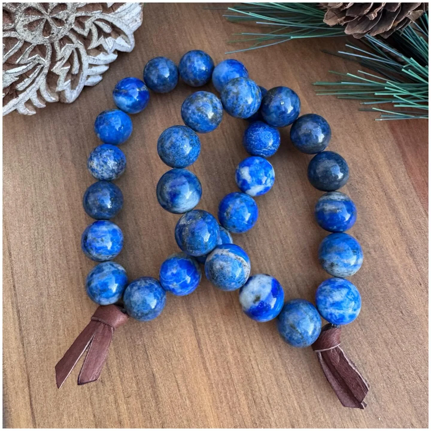 Happy Friday on SMALL BUSINESS SATURDAY!! Recently I had posted in my Instagram stories about making a Lapis Bracelet ...and then a wall of messages came through ...&rdquo;I want a Lapis Bracelet ...I need a Lapis Bracelet!!!&rdquo; 🤣 So I went to w