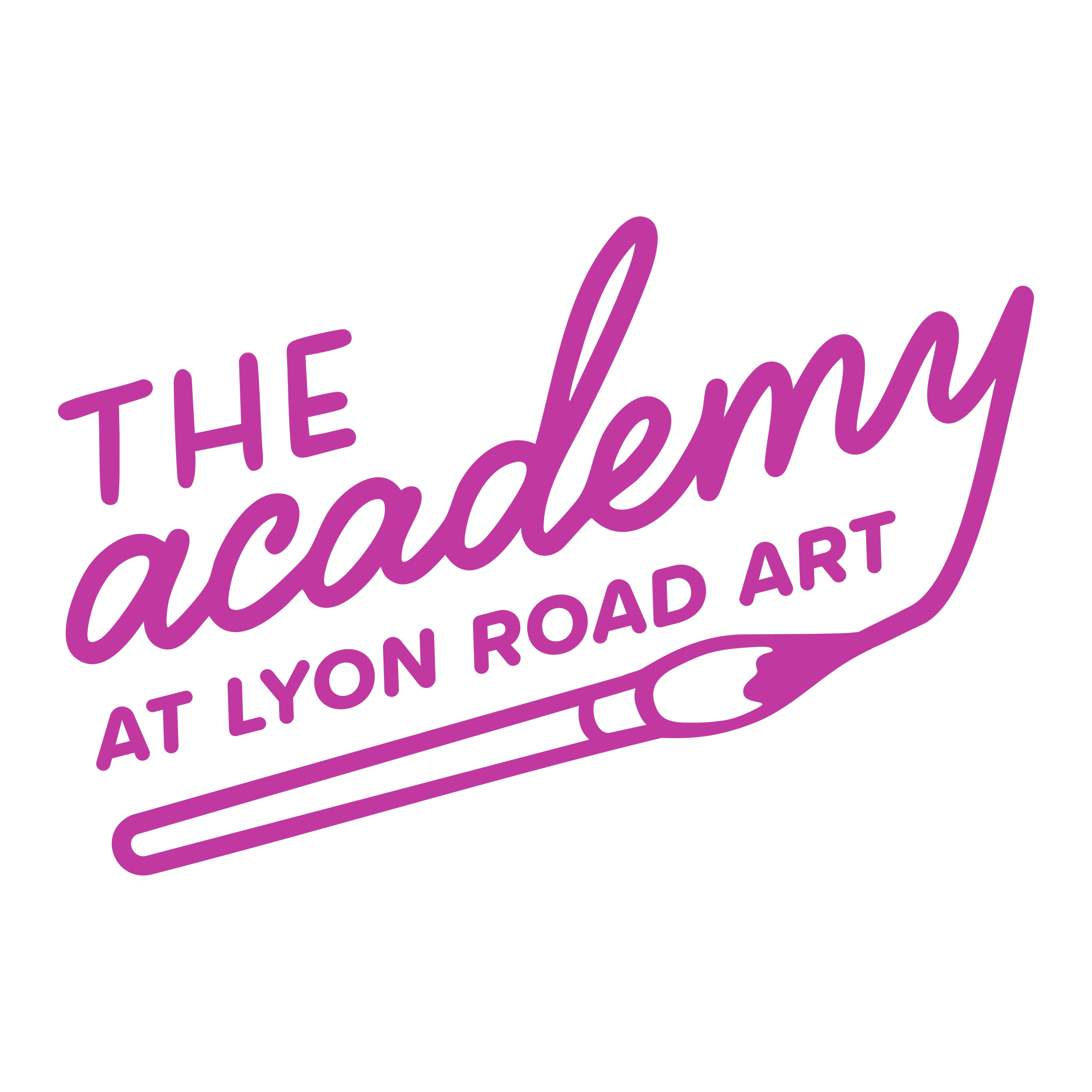 Neon pink sign with the words 'The Lady' and 'Accidental' on a black background.