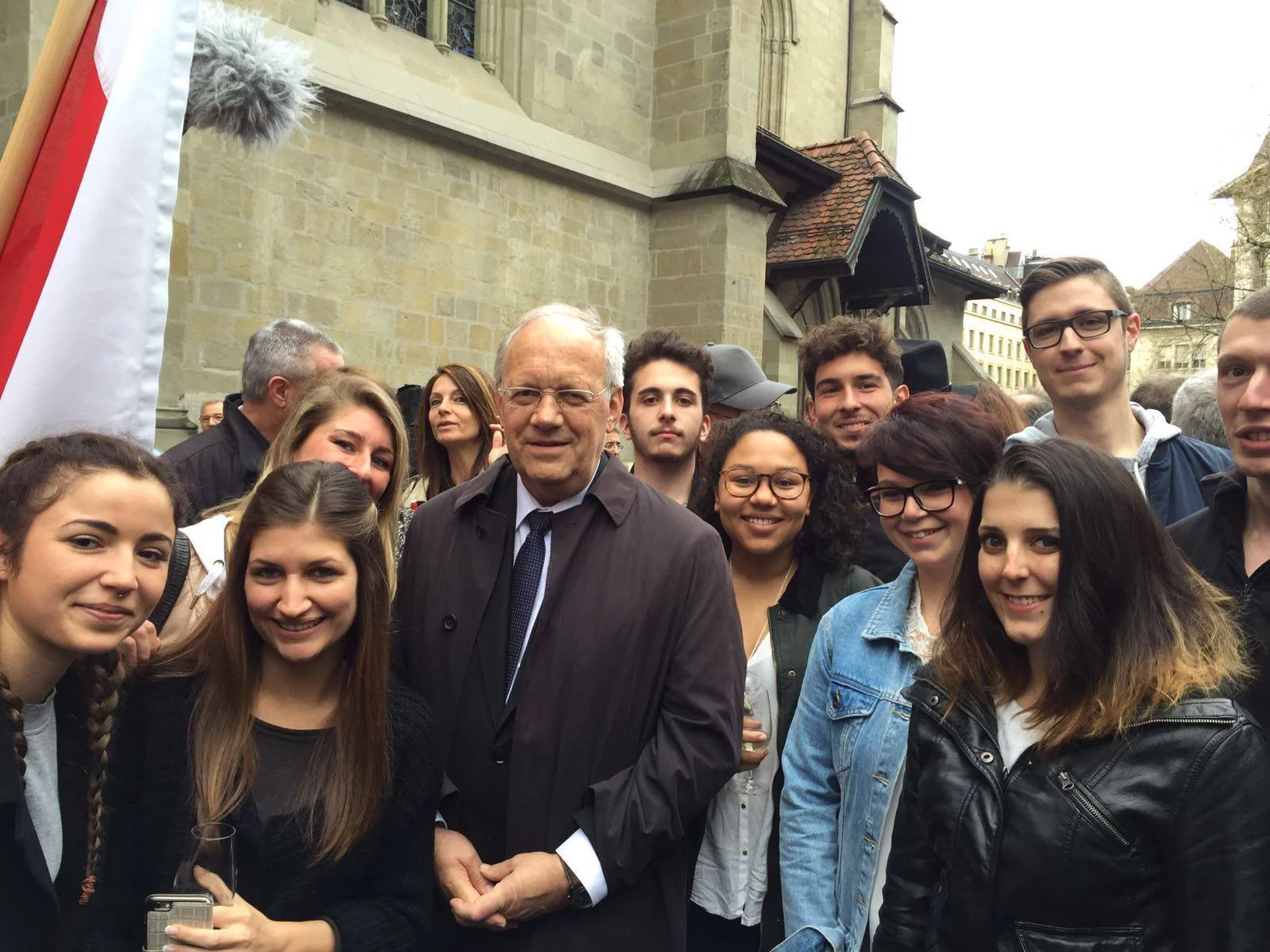 Avec le président de la Confédération, M. Schneider-Ammann - 2016