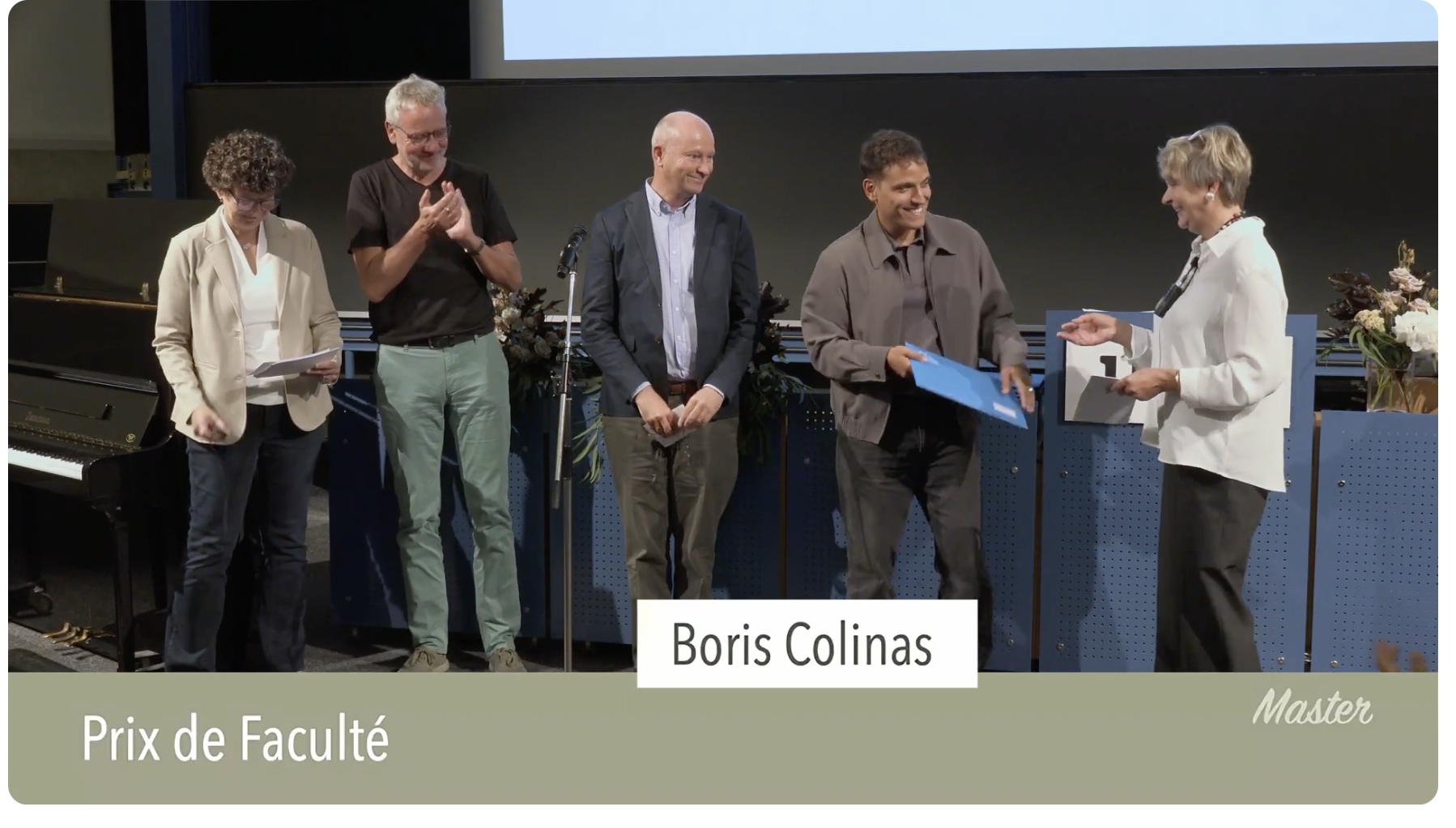 Prix 2025 de la faculté des Lettres, Unil, décerné à Boris Colinas