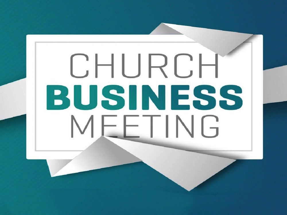 Annual Church Business Meeting