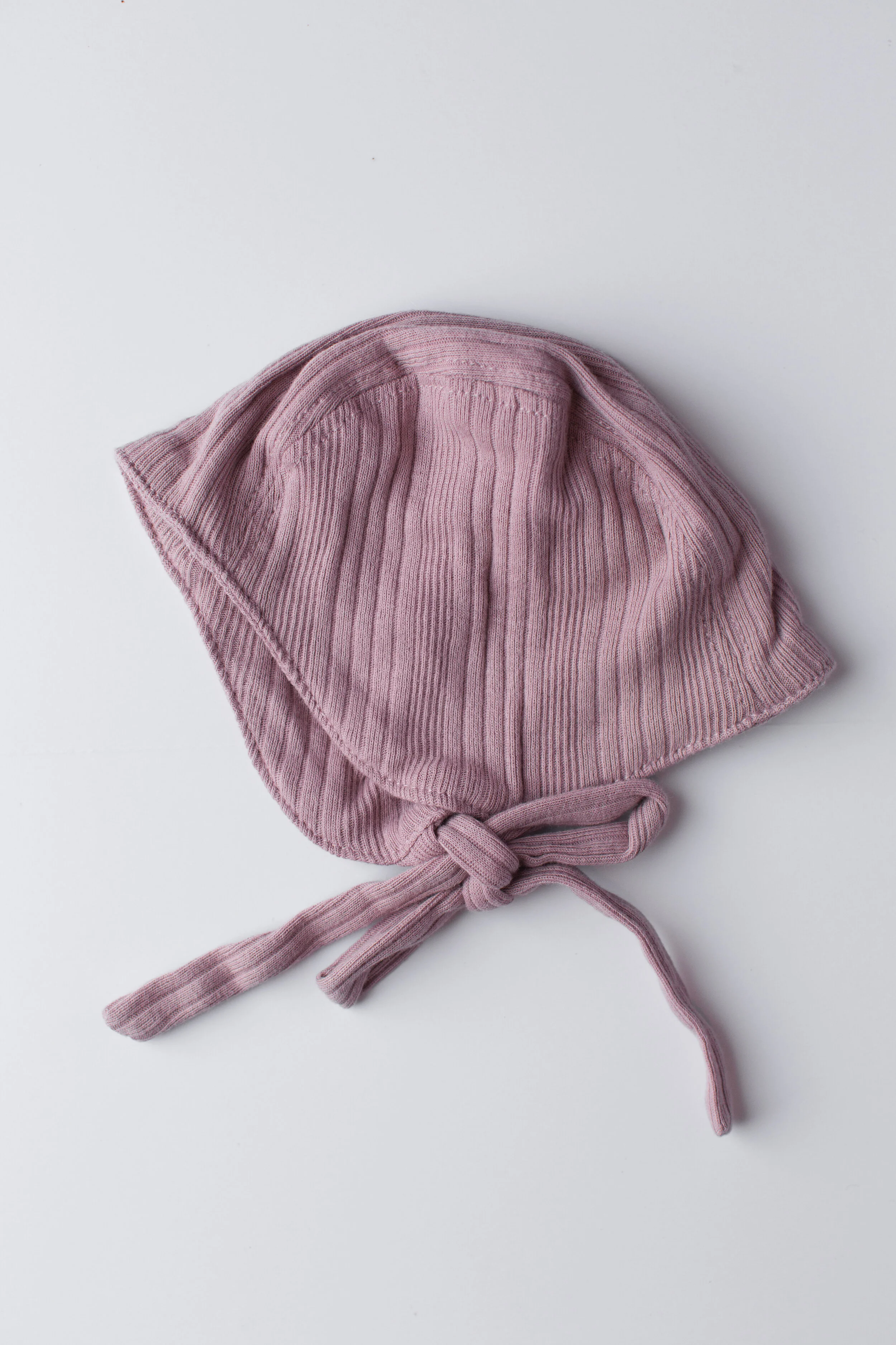 cotton flight hat  | mauve | size 0-3 m