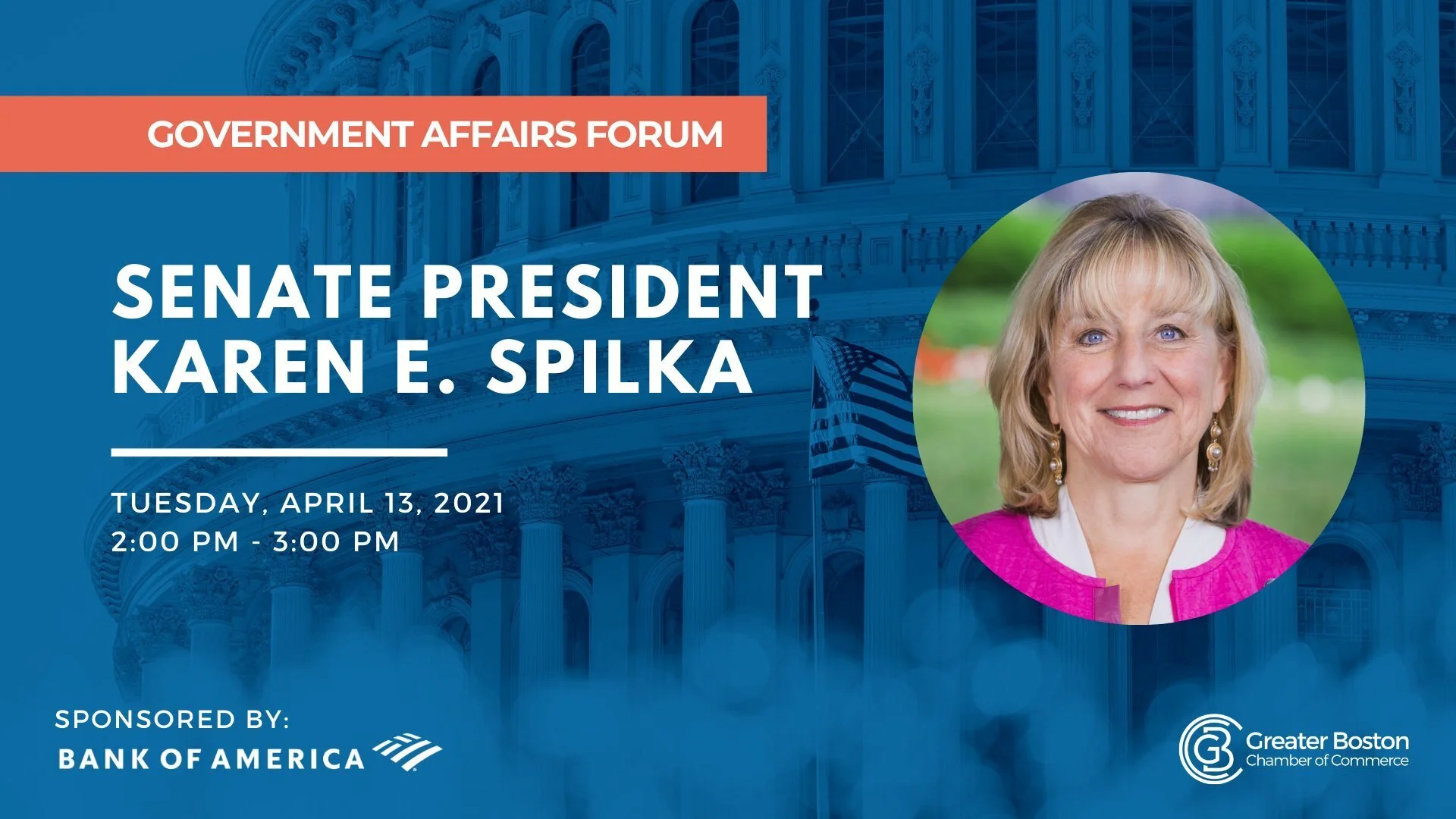 Senate President Spilka’s Remarks to the Greater Boston Chamber of Commerce
