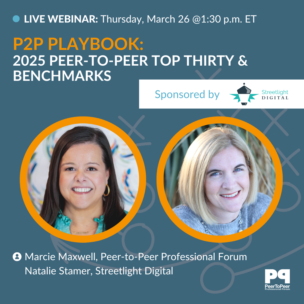 Image of Natalie Stamer and Marcie Maxwell and webinar join information