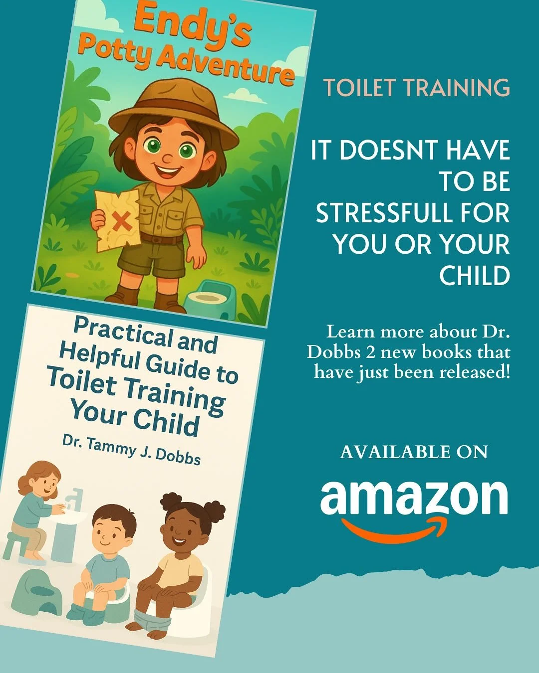 Exciting news! Both of my potty training books are now available on Amazon.

To make it easy, just head up to the Linktree in our bio for direct access. Whether you&rsquo;re looking for a fun story to share with your child or a practical guide for pa