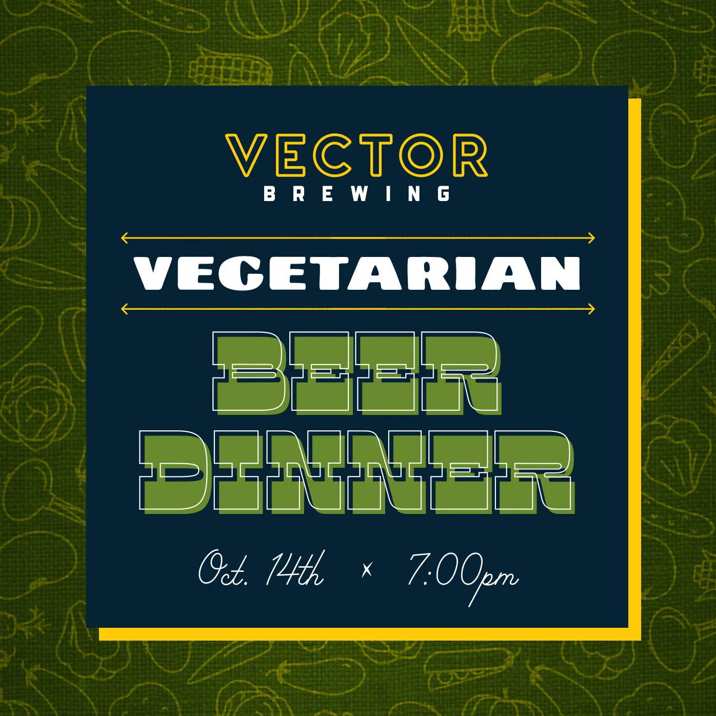 Vegetarian Beer Dinner