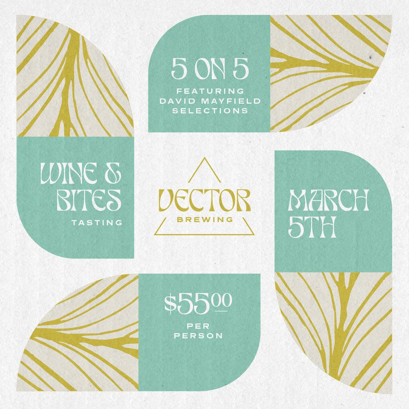 5 on 5 Wines &amp; Bites Tasting