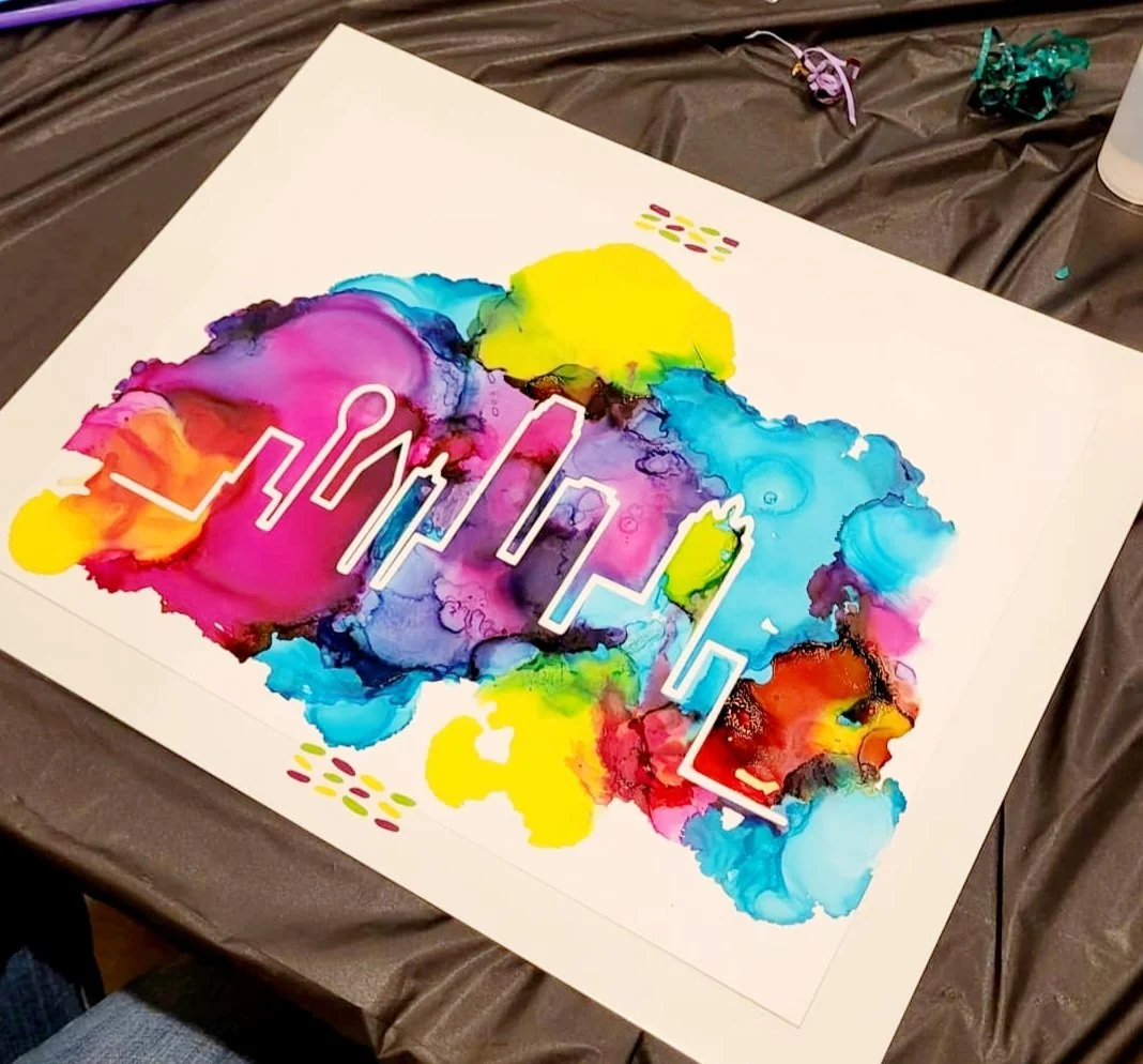 ART CLASS - CREATE ART WITH ALCOHOL INKS