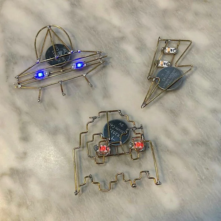 Crafty Behavior - Light-Up Pins Workshop