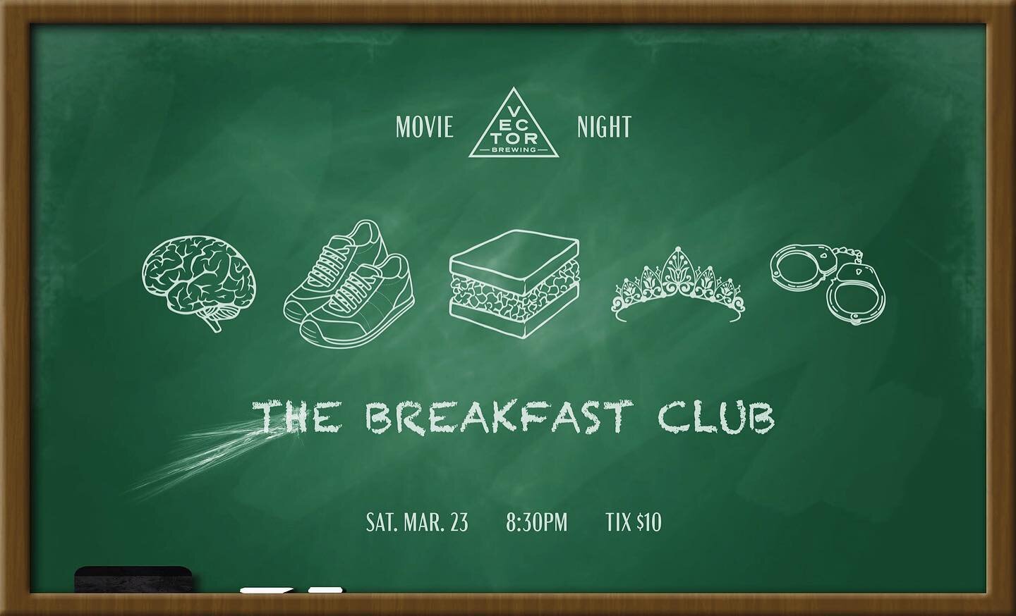 You just bought yourself another Saturday!🤘

The Brain. The Athlete. The Basket Case. The Princess. And the Criminal. We all know them well. You may even be one of them. NEWS FLASH! Detention is in session at Vector THIS SATURDAY, March 23 when we s