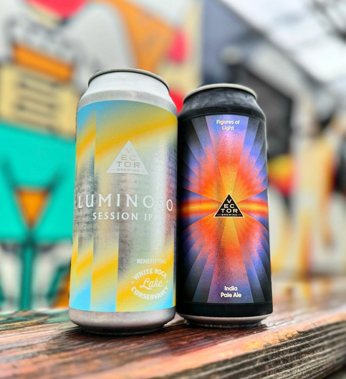 Brighten up your week with one of our hoppy IPAs!💡 Both Luminoso Session IPA and Figures of Light American IPA are on tap now and available to go in 16oz 4 packs. Then keep an eye out for a special hazy (and DANK) IPA dropping next week, just in tim