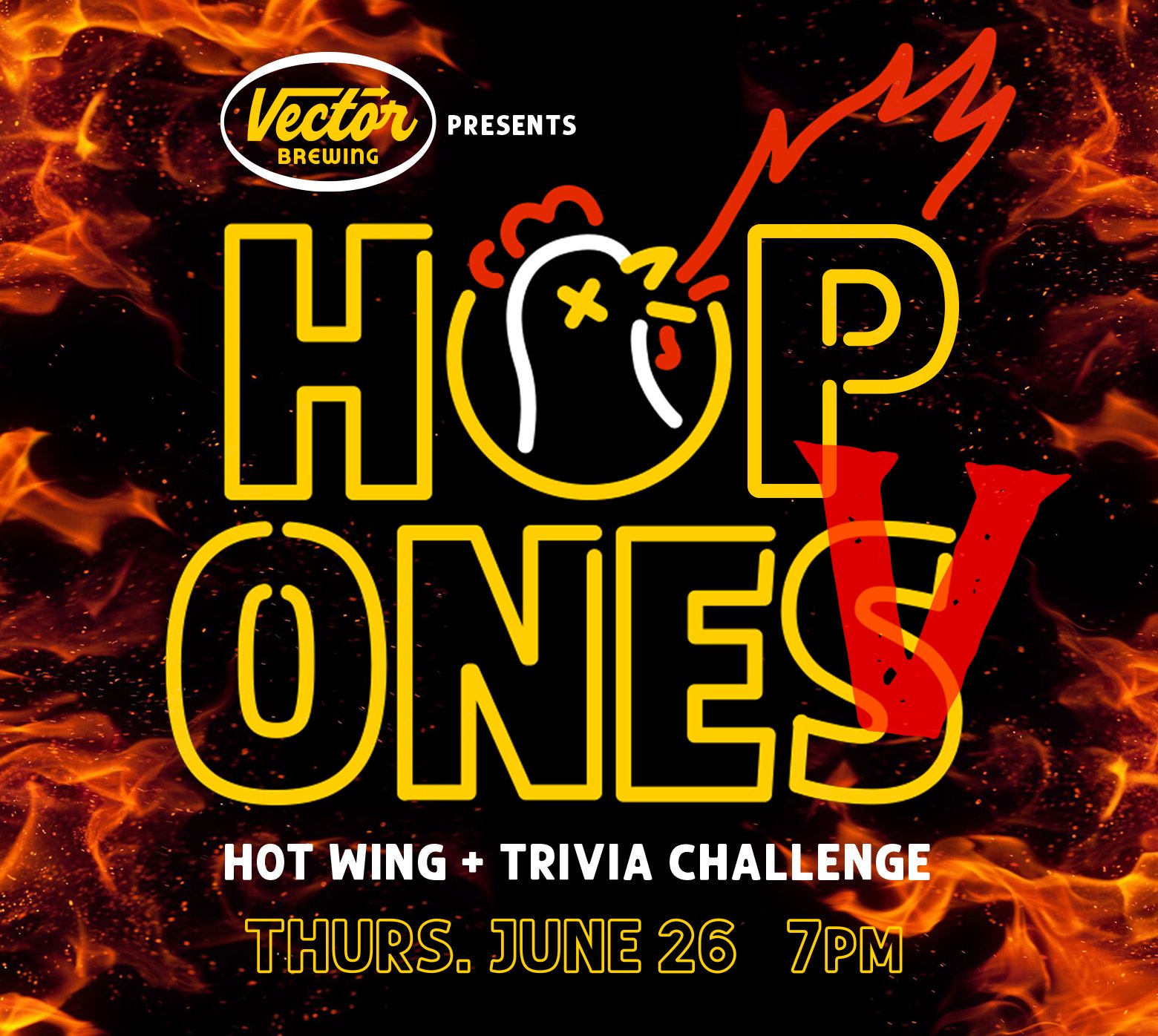 Hop Ones V - Hot Wings Challenge and Trivia