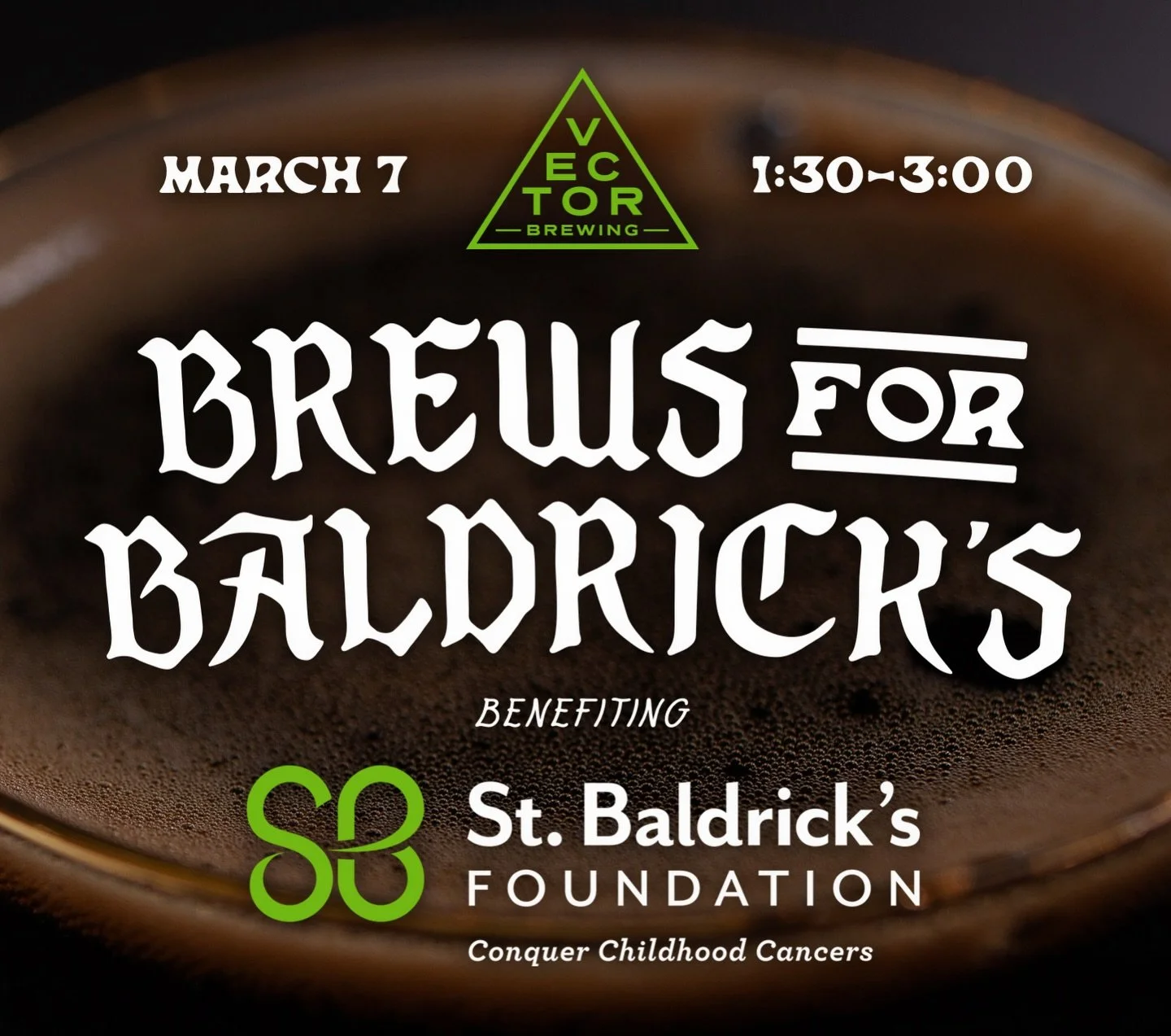 This Saturday, March 7, we&rsquo;re hosting our fourth annual 𝗕𝗥𝗘𝗪𝗦 𝗙𝗢𝗥 𝗕𝗔𝗟𝗗𝗥𝗜𝗖𝗞&rsquo;𝗦 head shaving event kicking off at 1:30pm, benefitting @stbaldricks and their mission of raising funds for childhood cancer research.🪒

This ama