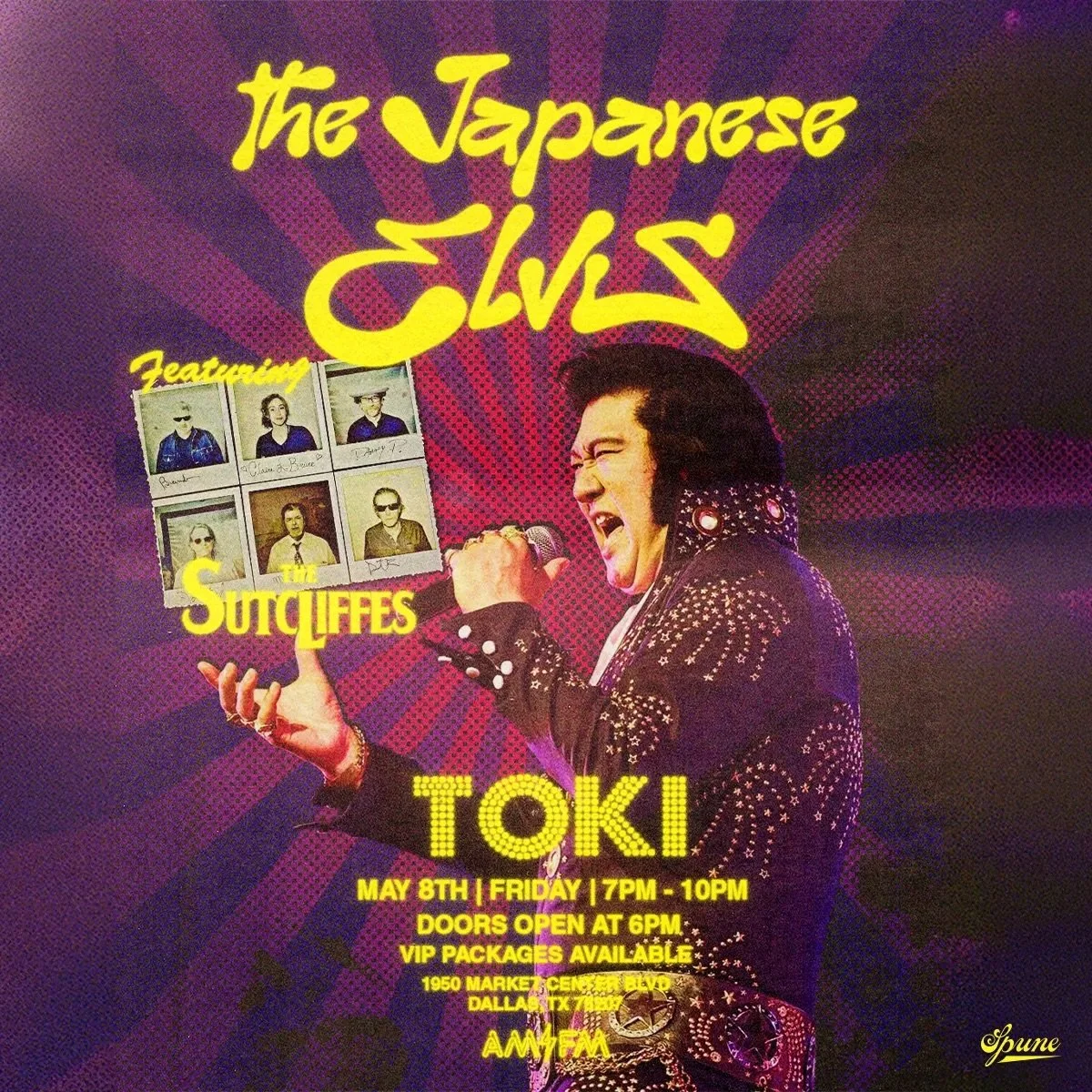 ✨TOKI TICKET GIVEAWAY!✨

Our good buddy Toki, the Japanese Elvis, is bringing his high octane tribute to the King to @amfmbackyard this Friday, May 8 for a power packed night of Elvis favorites accompanied by Dallas&rsquo; own The Sutcliffes, and we&