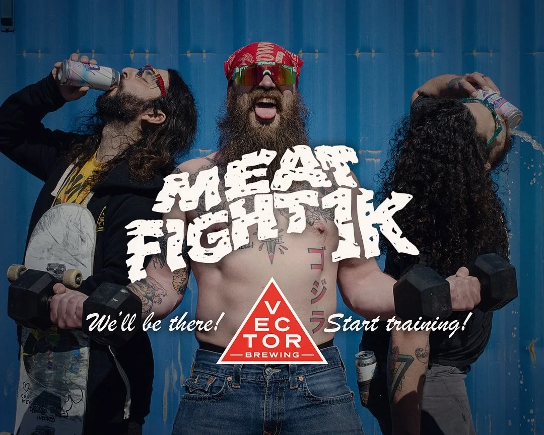 You know why cows make great runners, right? They have amazing calves.🥁

The Meat Fight 1K takes place THIS SUNDAY May 24th, and Vector will be sweatin&rsquo; and slangin&rsquo; cold ones like we always do! There&rsquo;s no running. It&rsquo;s more 