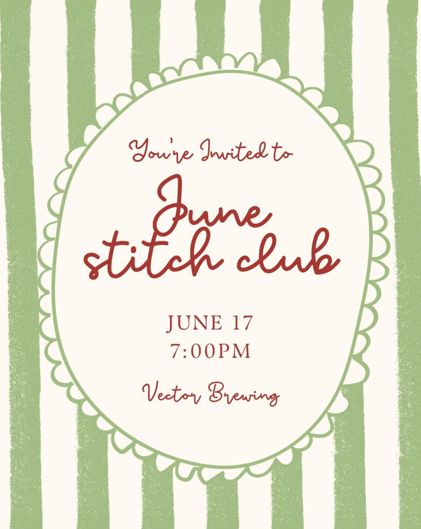 Sip & Stitch w/ LH Stitch Club