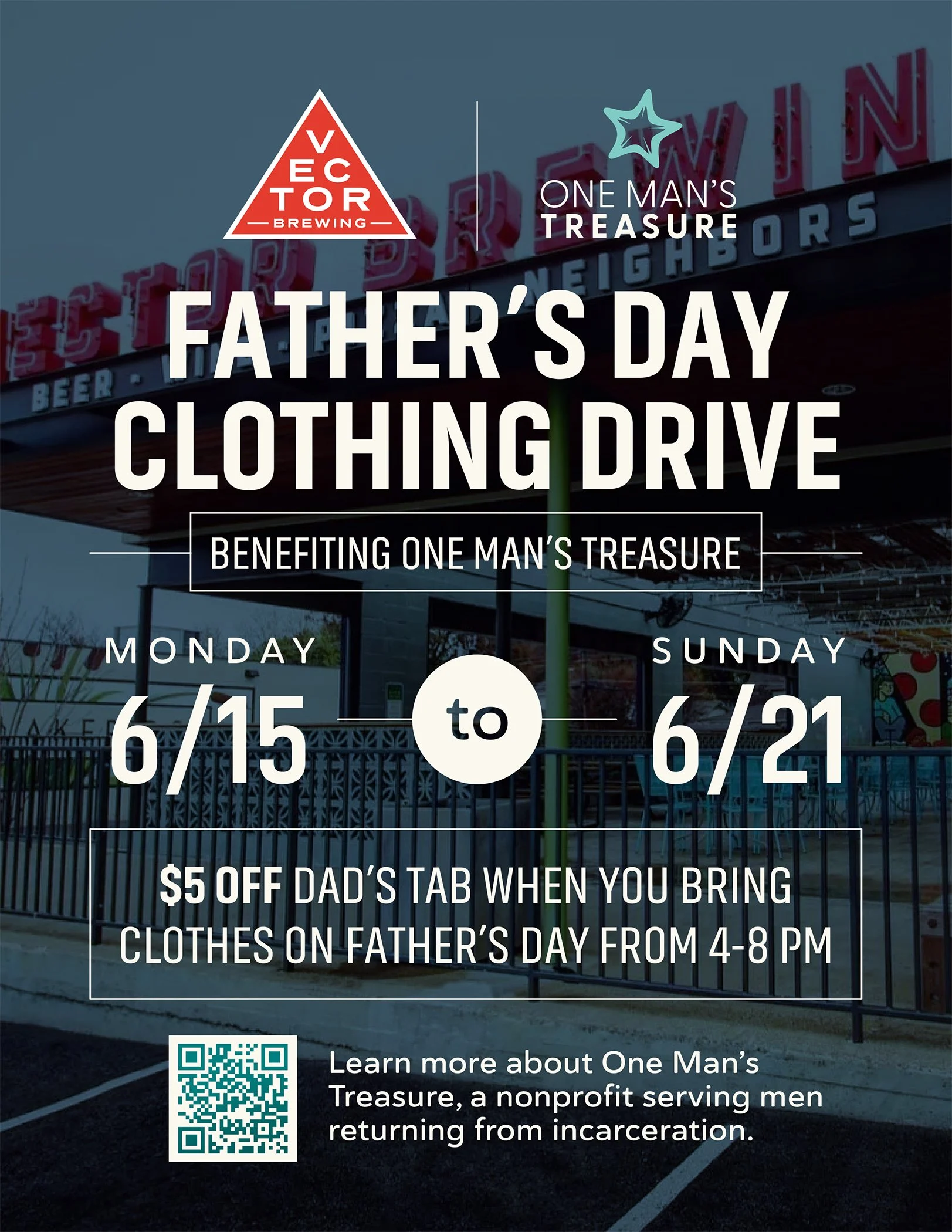 One Man's Treasure Clothing Drive