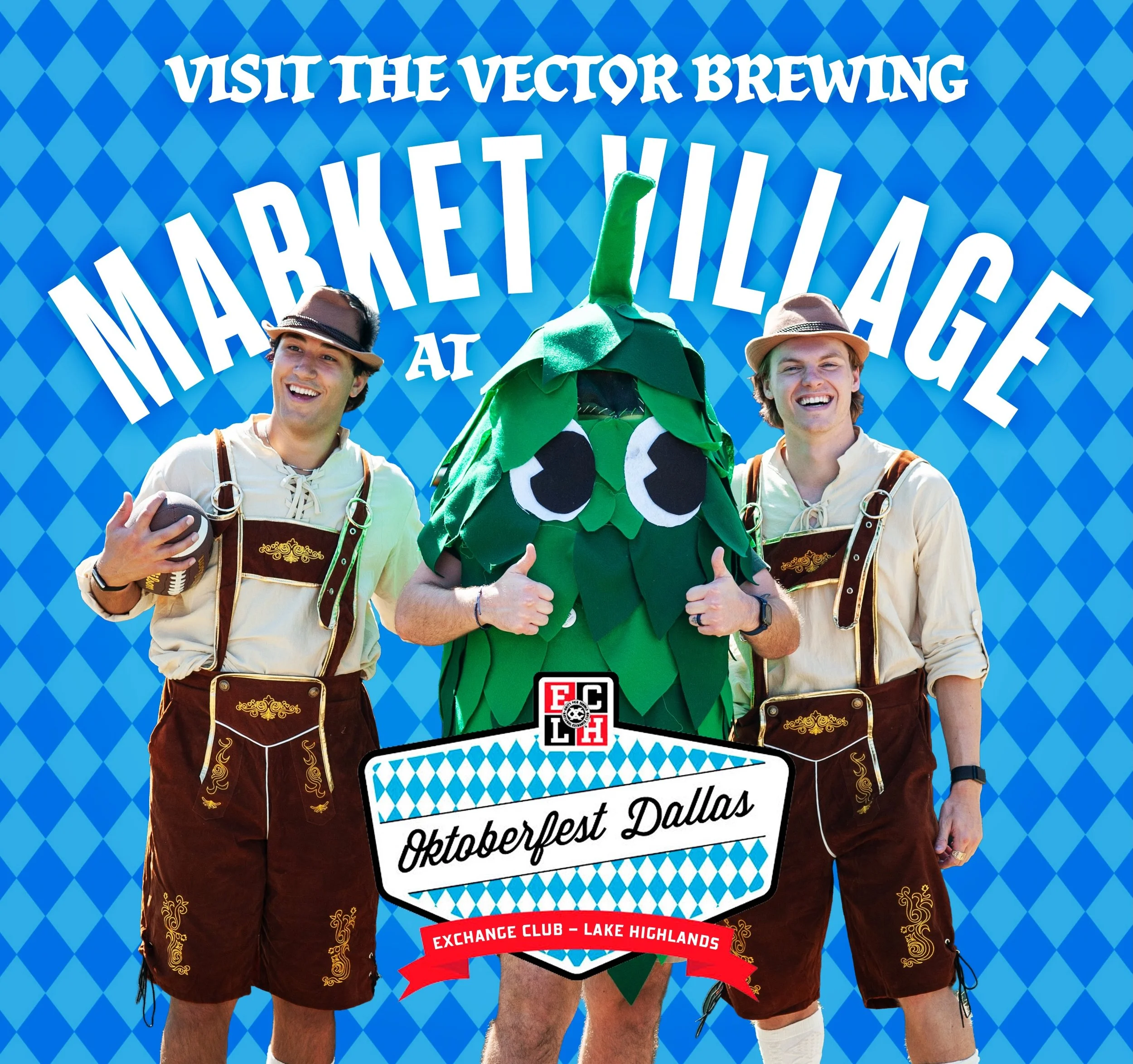 O&rsquo;Zapft is!🍻 @oktoberfestdallas is THIS SAT. Oct. 24 at Flag Pole Hill, and we&rsquo;re once again sponsoring the official Market Village at the festival. Between 11am-6pm, visit 30+ vendors ranging from clothing to candles, jewelry to jams, a