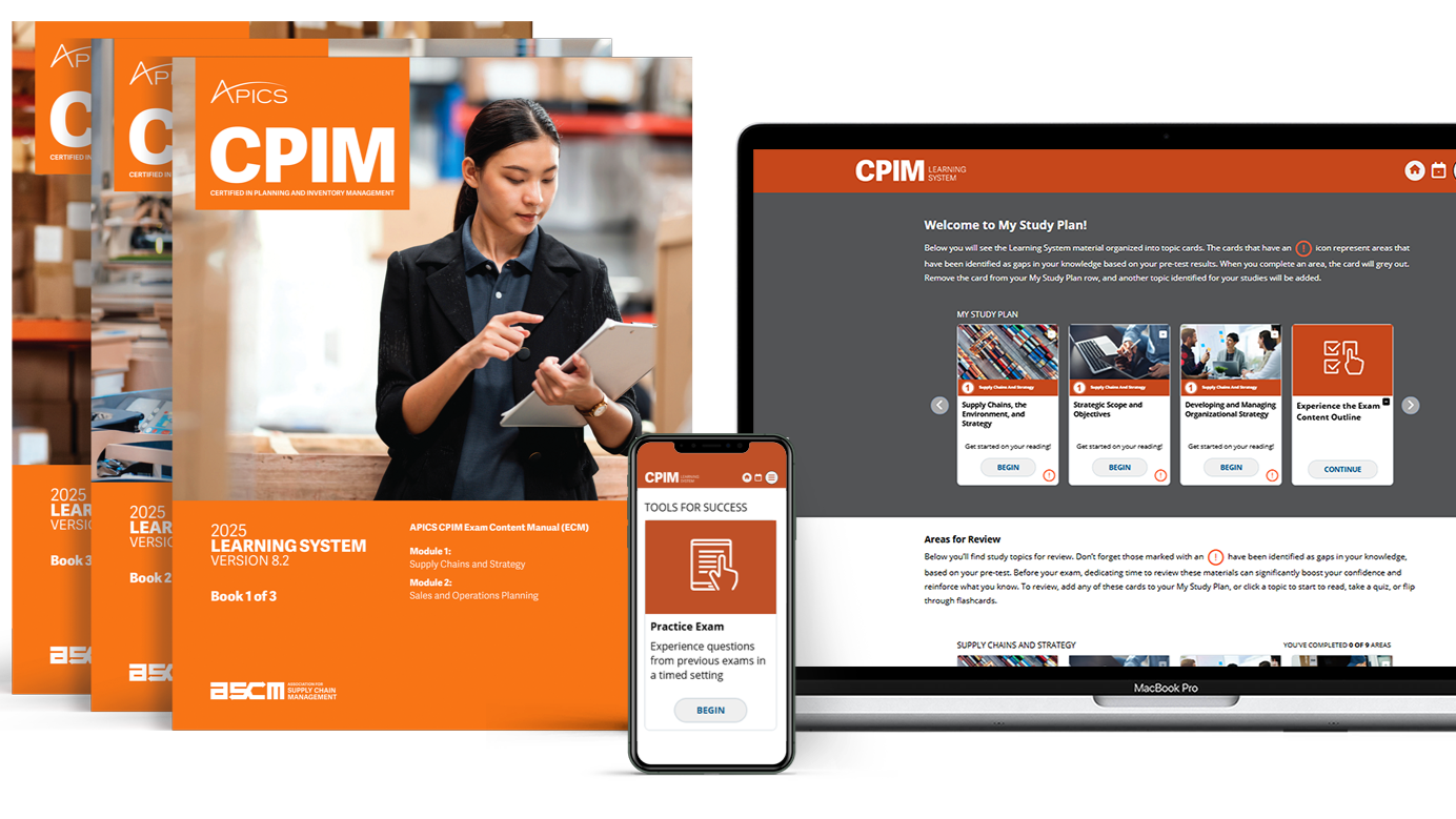 CPIM- Certified in Planning and Inventory Management     