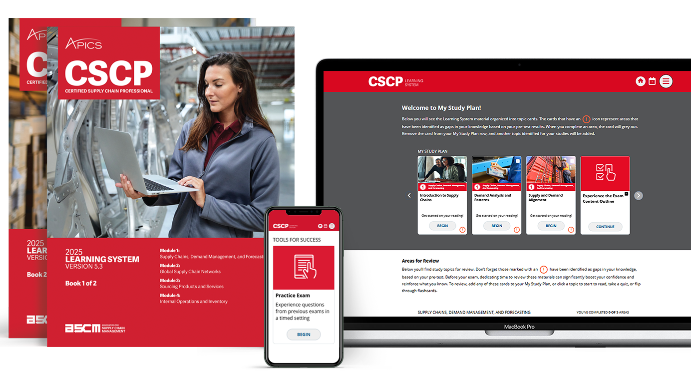 CSCP-Certified in Supply Chain Professional     