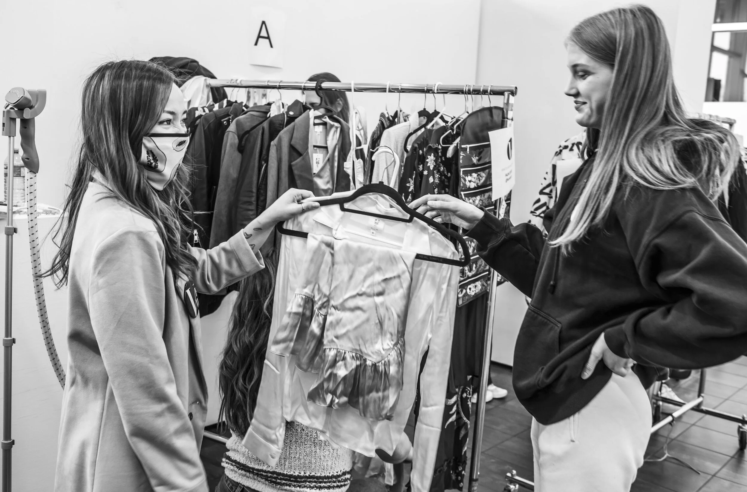 Backstage at the Vancouver Fashion Week Digital Presentation