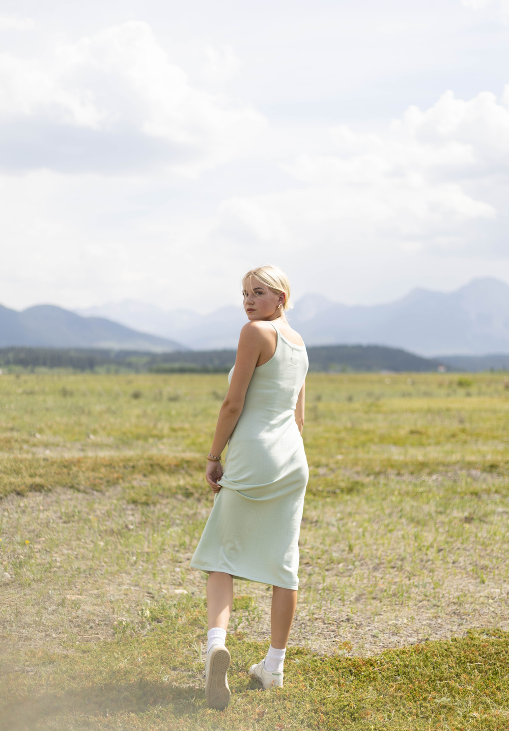 knee length dresses for ladies Petal & Pup Women's Floret Midi Dress main image 1