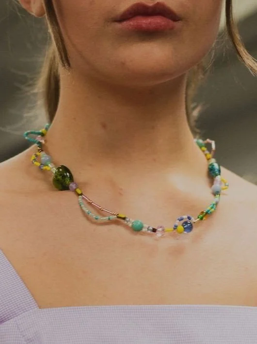 Funky Mixed Bead Necklace