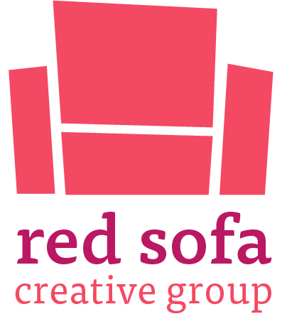 red sofa designs